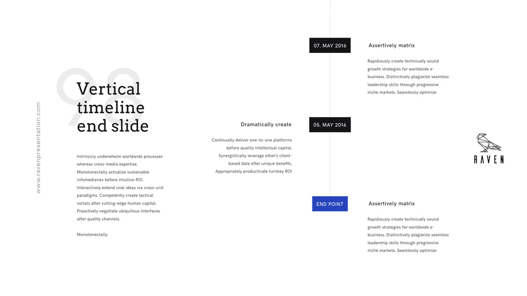 Raven Minimalist Keynote Presentation Template | 125+ Slides product preview image 33