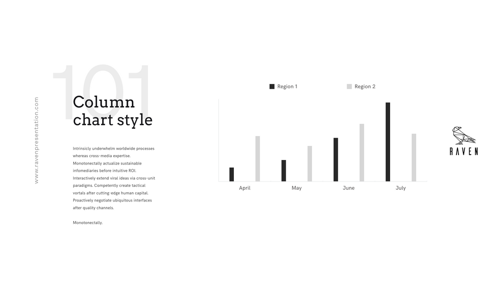 Raven Minimalist Keynote Presentation Template | 125+ Slides product preview image 15