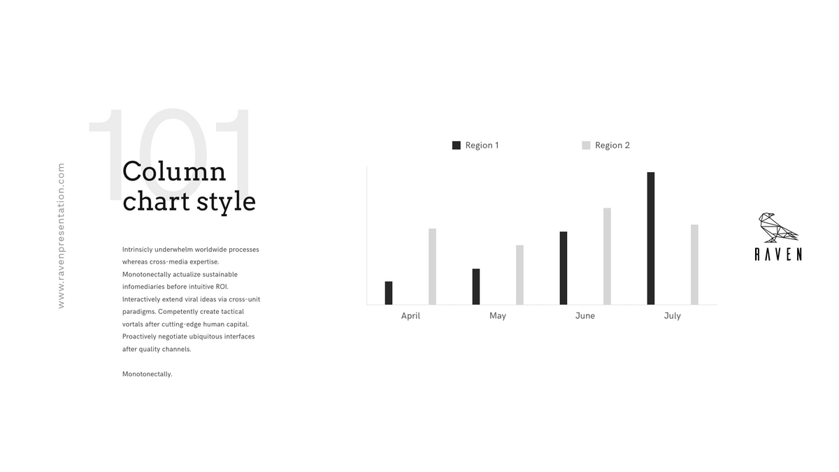 Raven Minimalist Keynote Presentation Template | 125+ Slides product preview image 15