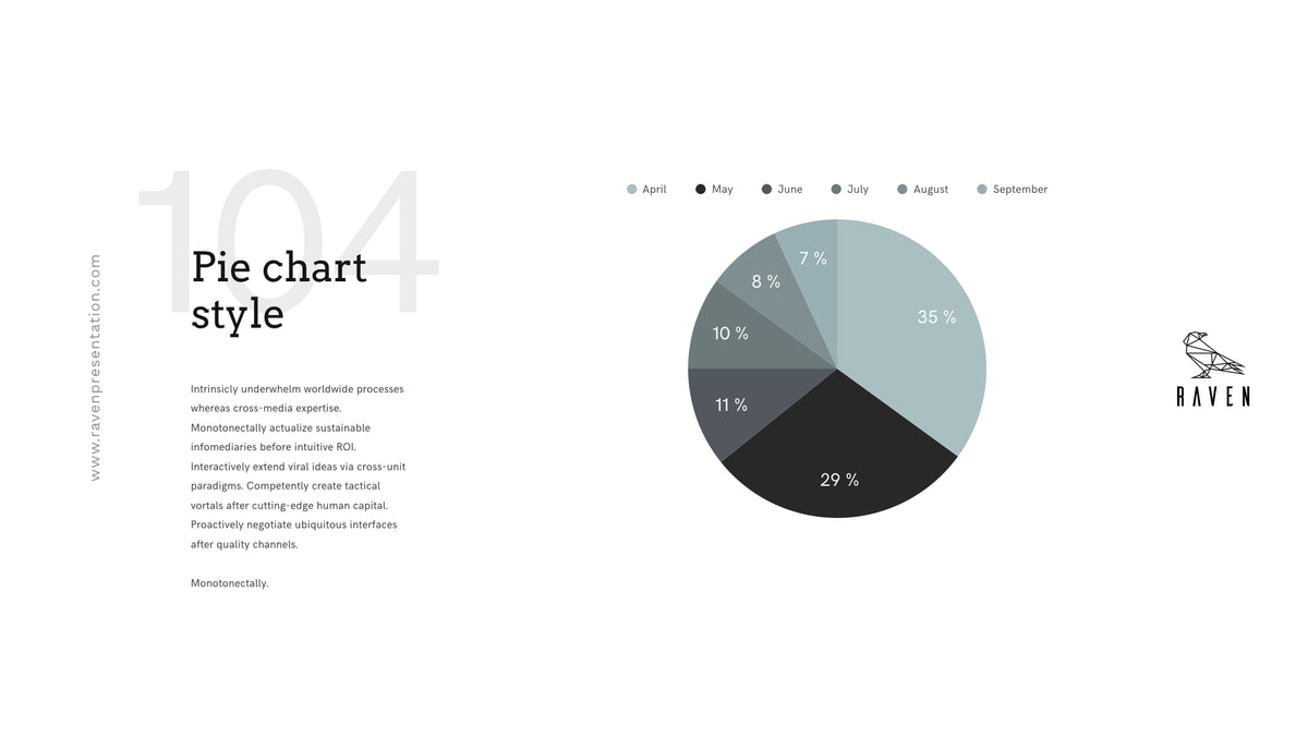 Raven Minimalist Keynote Presentation Template | 125+ Slides product preview image 27