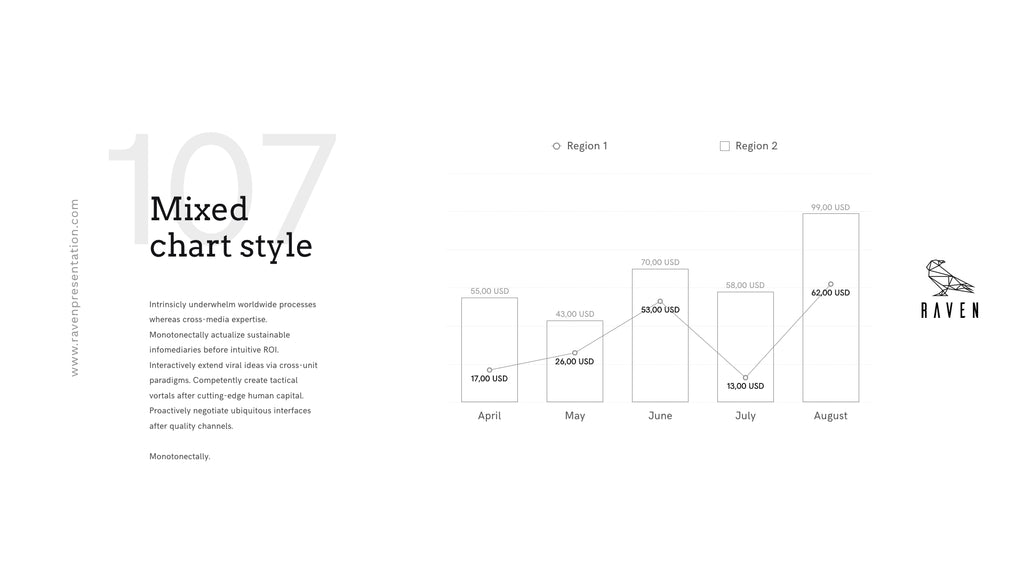 Raven Minimalist Keynote Presentation Template | 125+ Slides product preview image 26