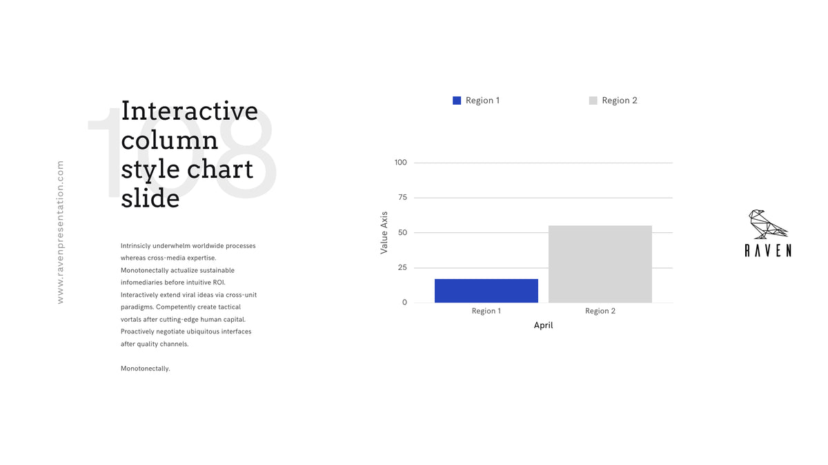 Raven Minimalist Keynote Presentation Template | 125+ Slides product preview image 12