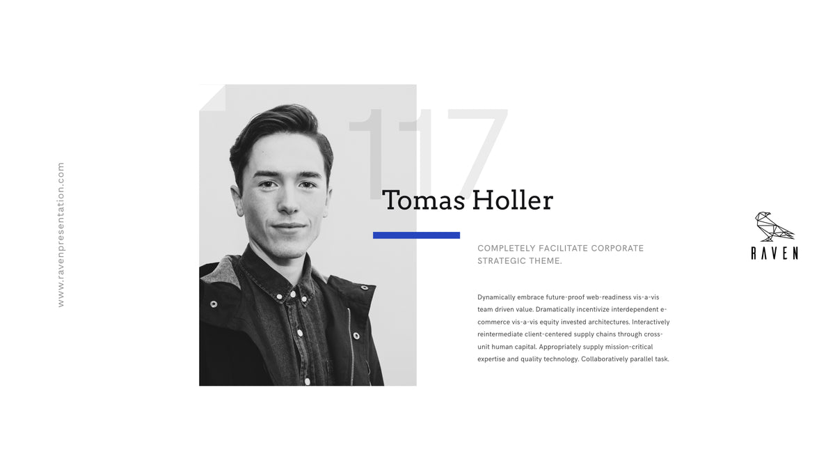 Raven Minimalist Keynote Presentation Template | 125+ Slides product preview image 57