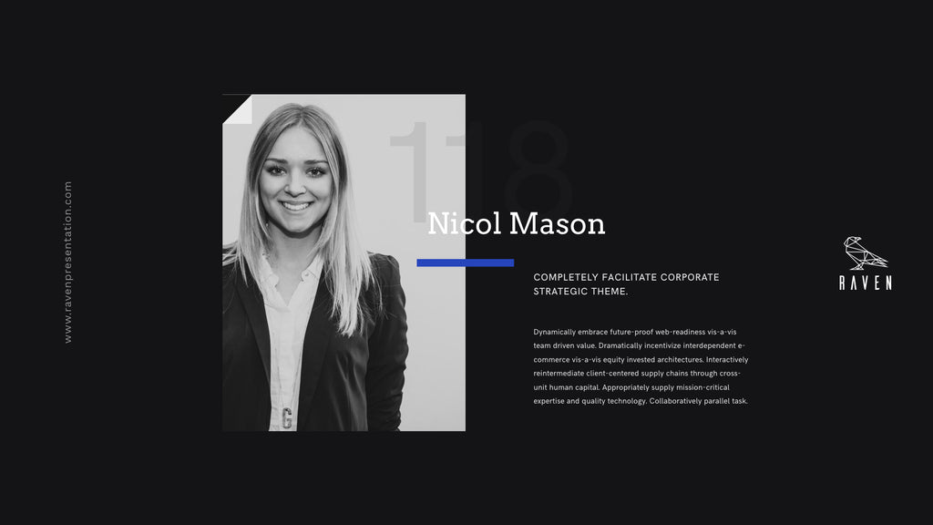 Raven Minimalist Keynote Presentation Template | 125+ Slides product preview image 61