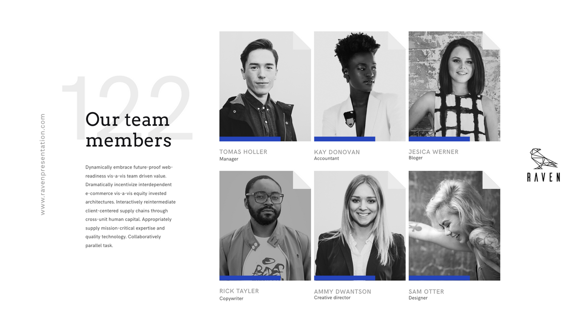 Raven Minimalist Keynote Presentation Template | 125+ Slides product preview image 93