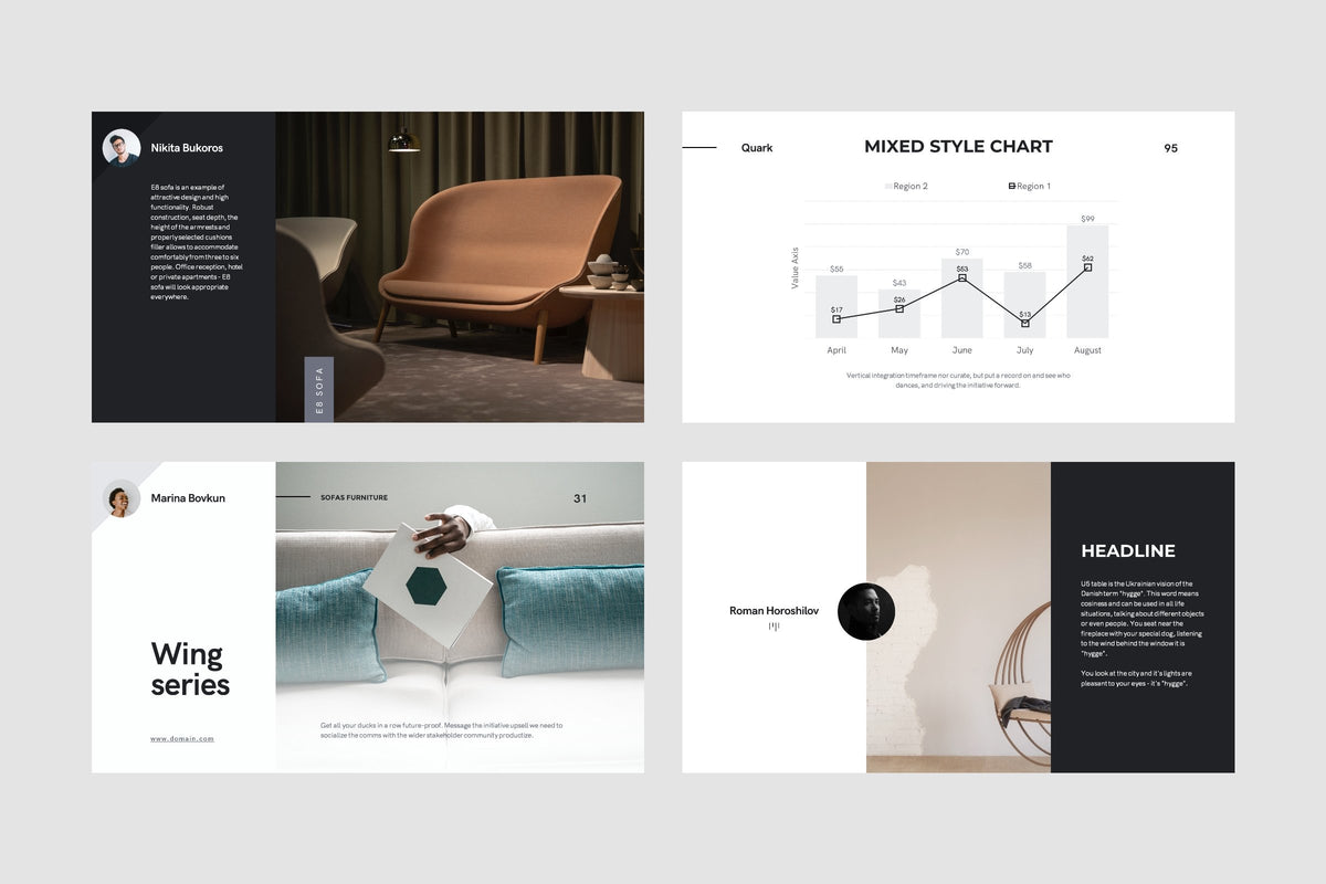 Quark PowerPoint Pitch Deck Presentation product preview image 7