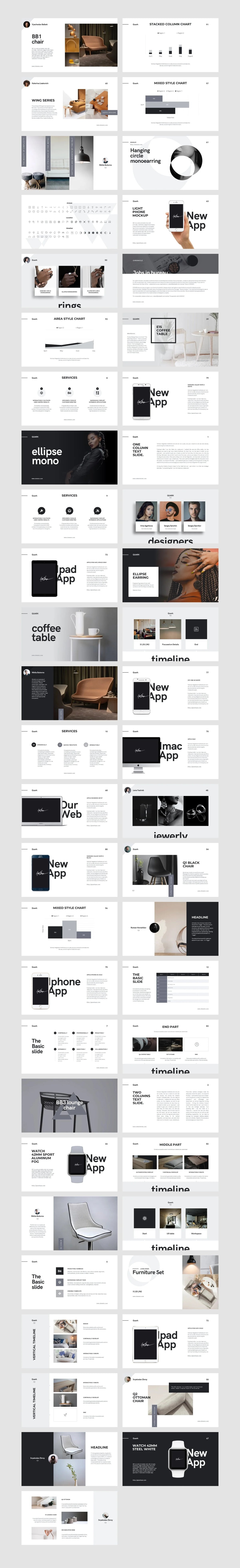 Quark PowerPoint Pitch Deck Presentation product preview image 10