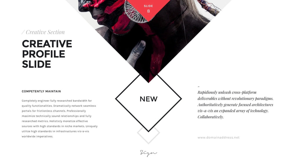 Sign Presentation Unique Keynote Template product preview image 92