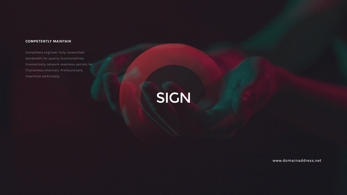 Sign Presentation Unique Keynote Template product preview image 81