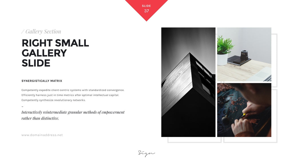Sign Presentation Unique Keynote Template product preview image 74