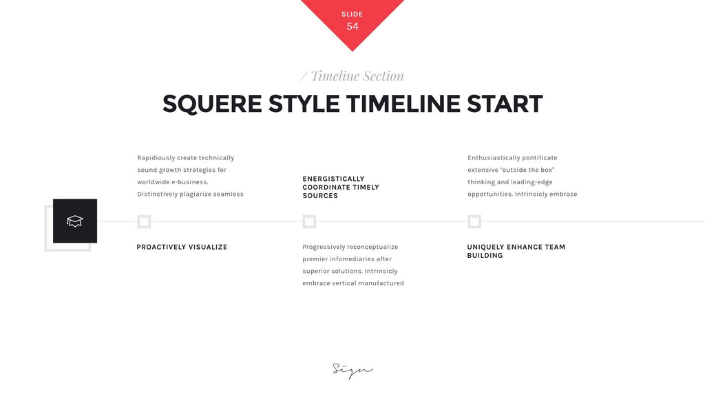 Sign Presentation Unique Keynote Template product preview image 31