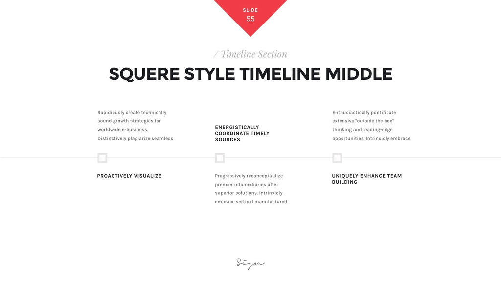 Sign Presentation Unique Keynote Template product preview image 33
