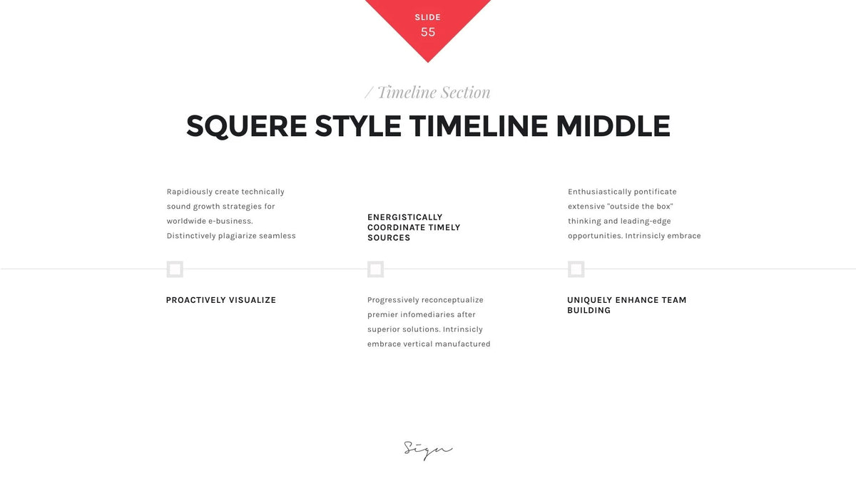 Sign Presentation Unique Keynote Template product preview image 33