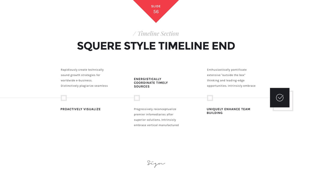 Sign Presentation Unique Keynote Template product preview image 20