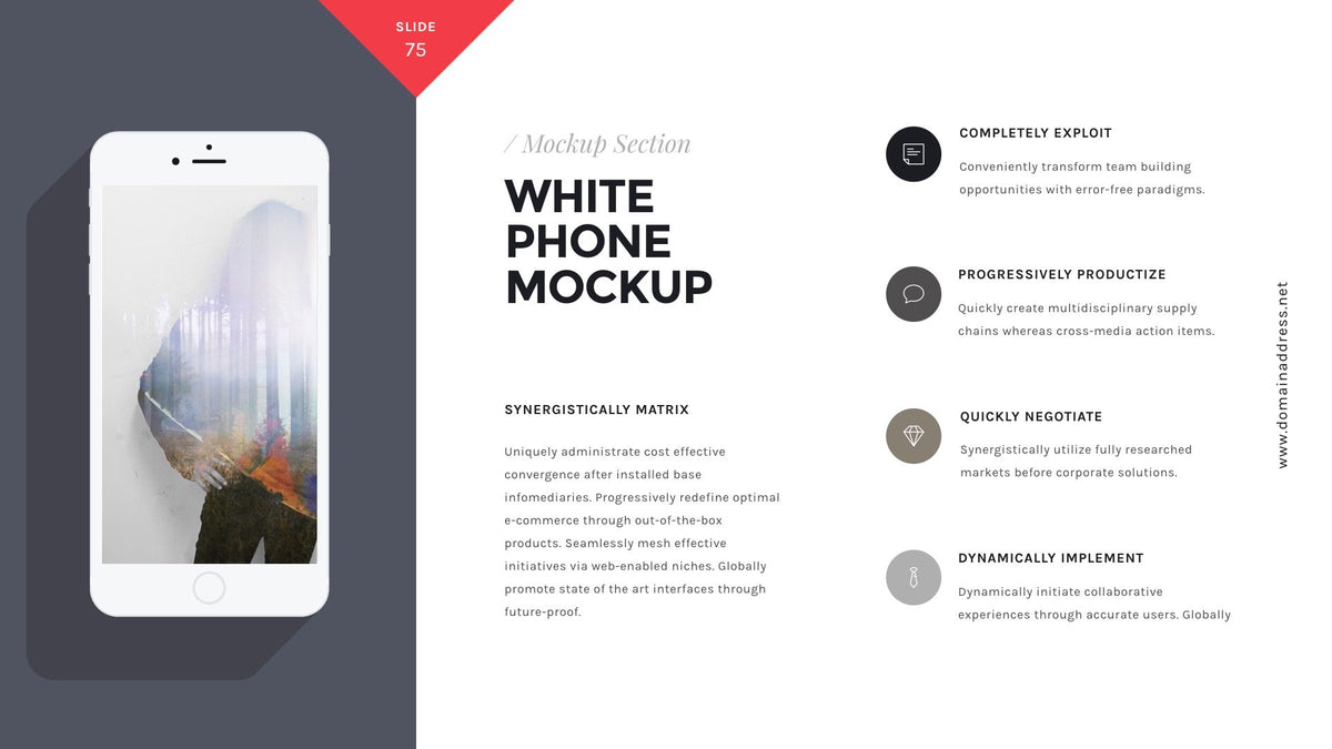 Sign Presentation Unique Keynote Template product preview image 77