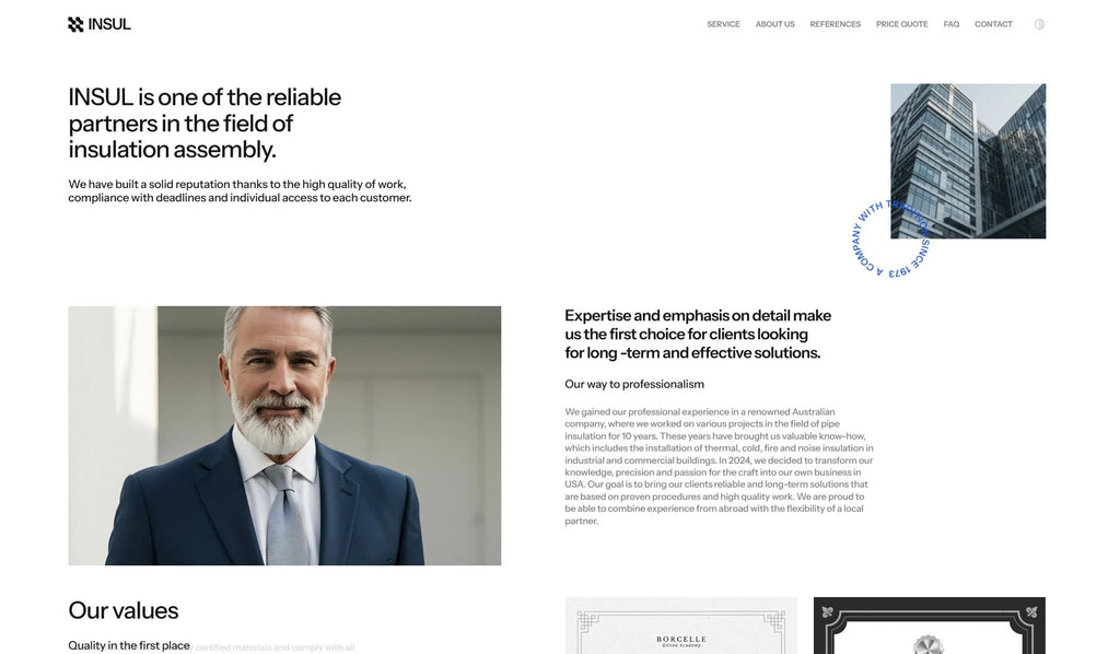 INSUL - Business Framer Template