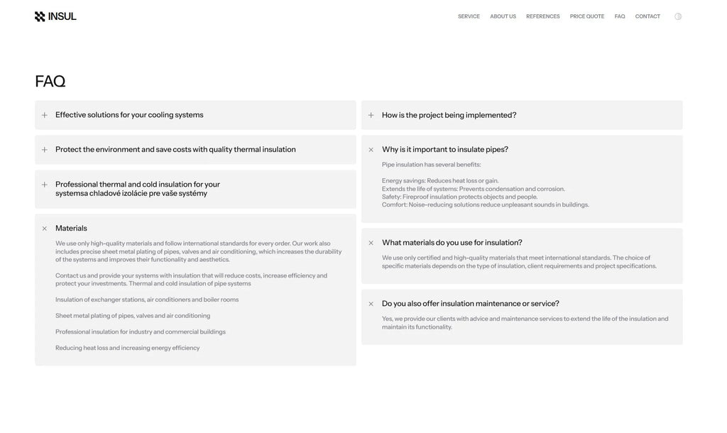 INSUL - Business Framer Template