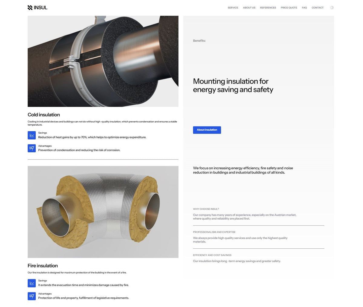 INSUL - Business Framer Template