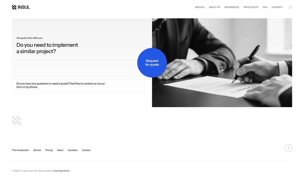 INSUL - Business Framer Template