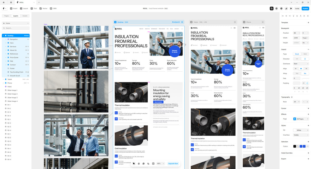 INSUL - Business Framer Template