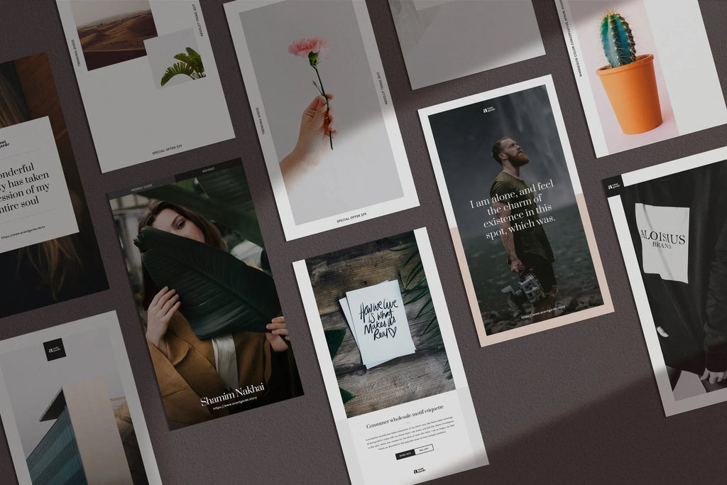 Gariot Social Media Mockups - Natural Looking Photoshop Template