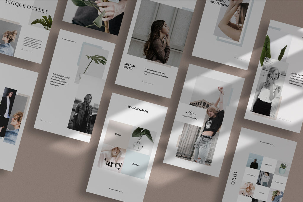 Gariot Social Media Mockups - Natural Looking Photoshop Template