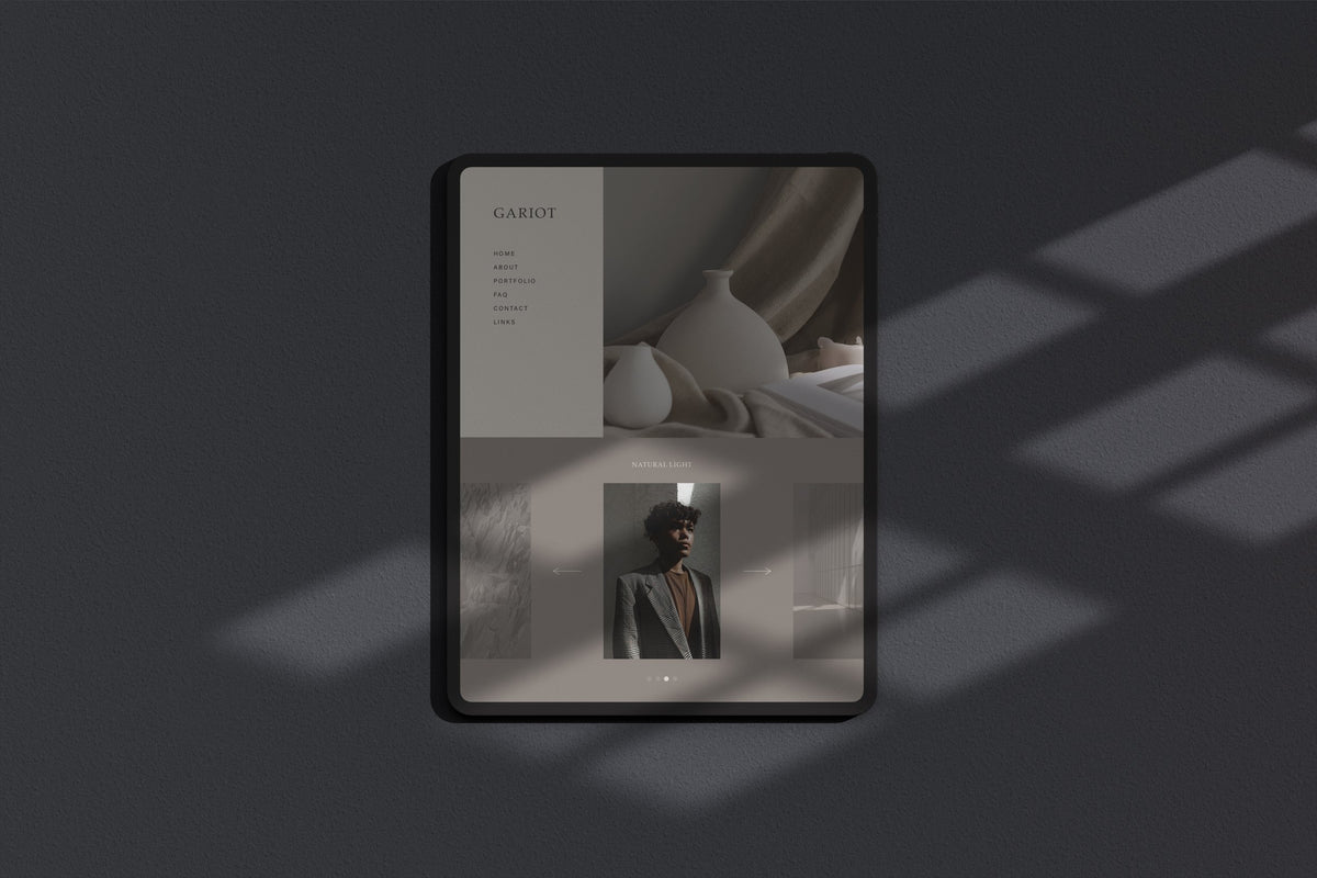 Gariot Tablet Mockups - Natural Looking Photoshop Template