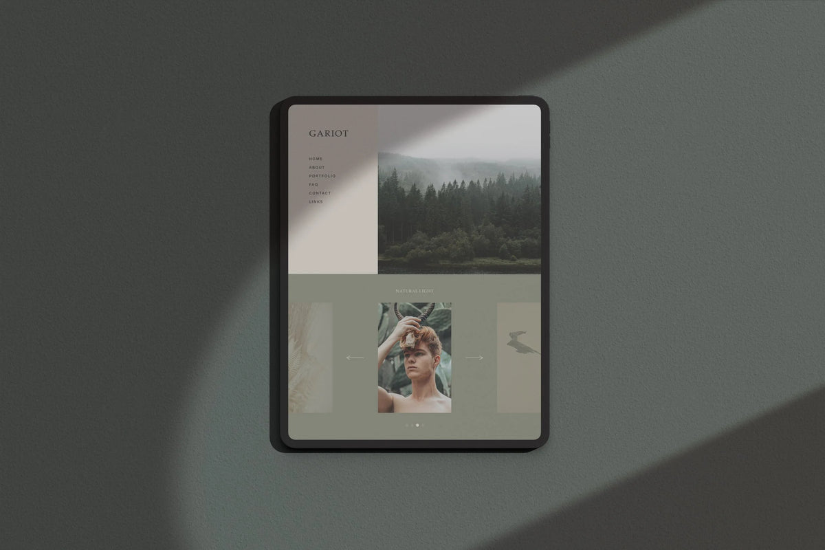 Gariot Tablet Mockups - Natural Looking Photoshop Template