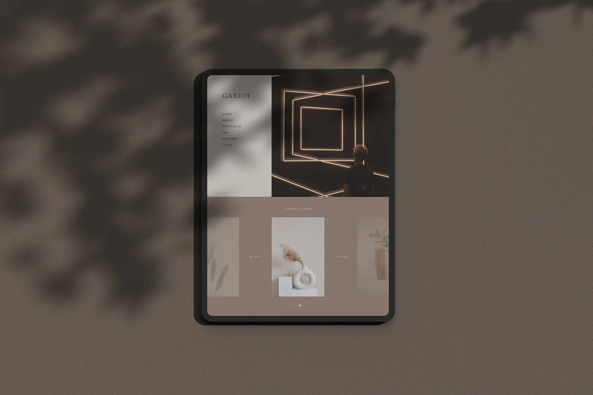 Gariot Tablet Mockups - Natural Looking Photoshop Template