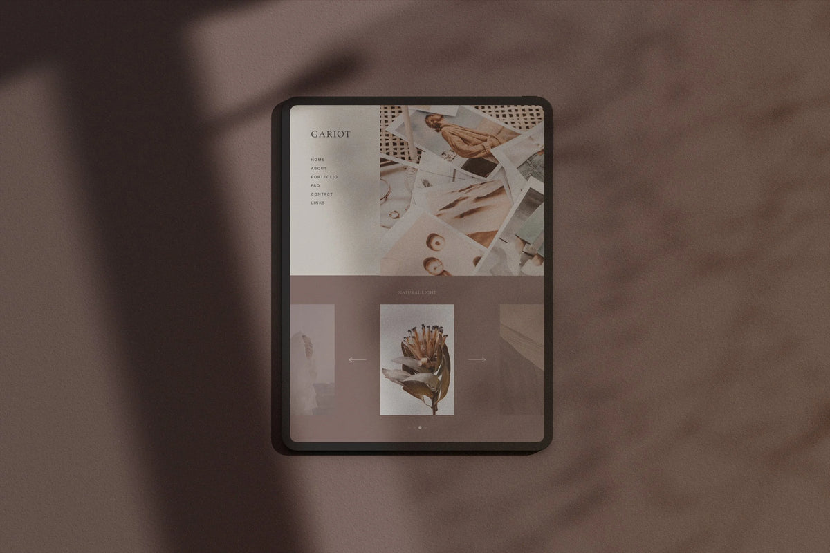 Gariot Tablet Mockups - Natural Looking Photoshop Template
