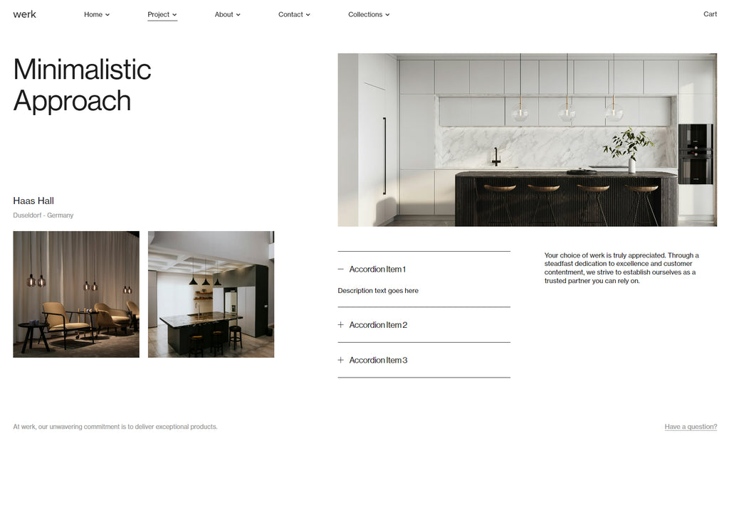 Werk Squarespace Website Template product preview image 10