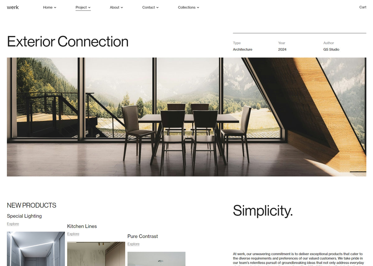 Werk Squarespace Website Template product preview image 9