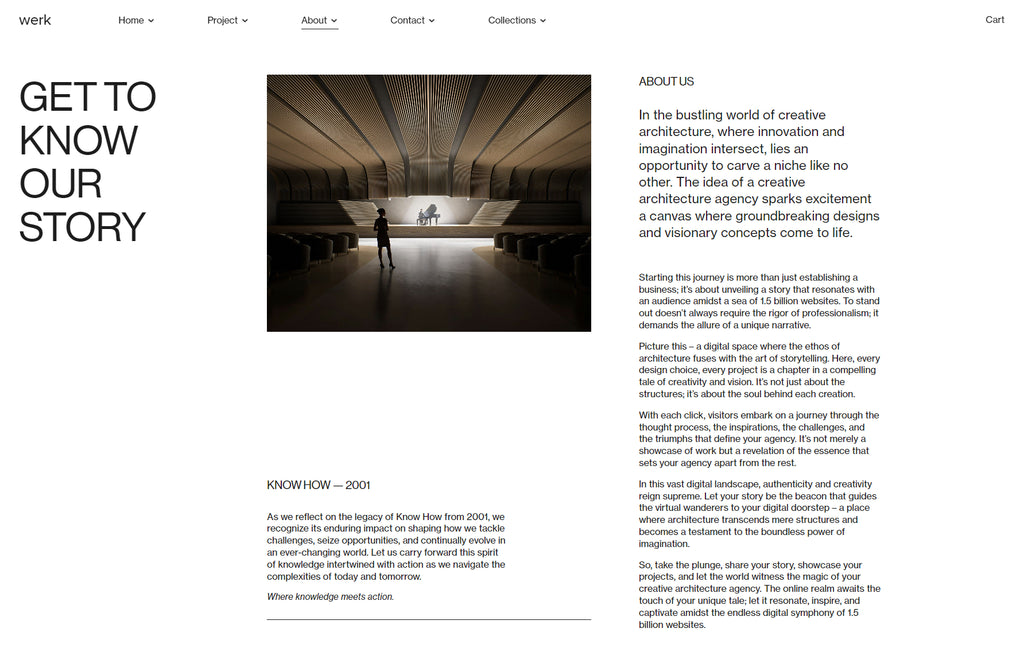 Werk Squarespace Website Template product preview image 11