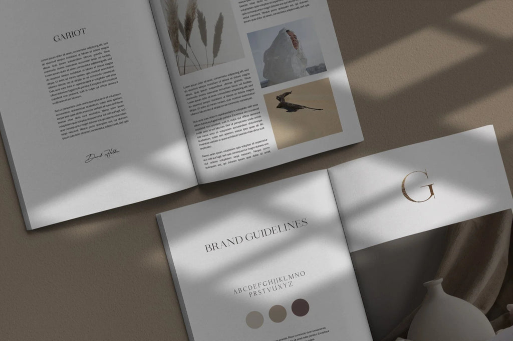 Gariot Magazine Mockups  - Natural Looking Photoshop Template product preview image 1