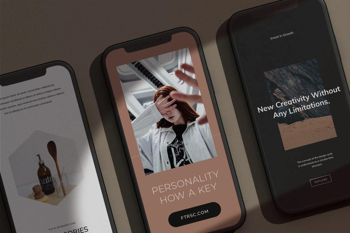 Gariot Phone Mockups - Natural Looking Photoshop Template