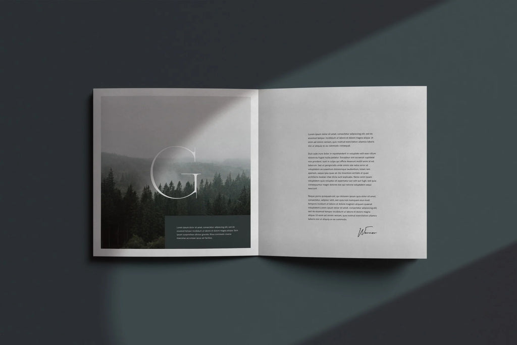 Gariot Brochure Mockups - Natural Looking Photoshop Template