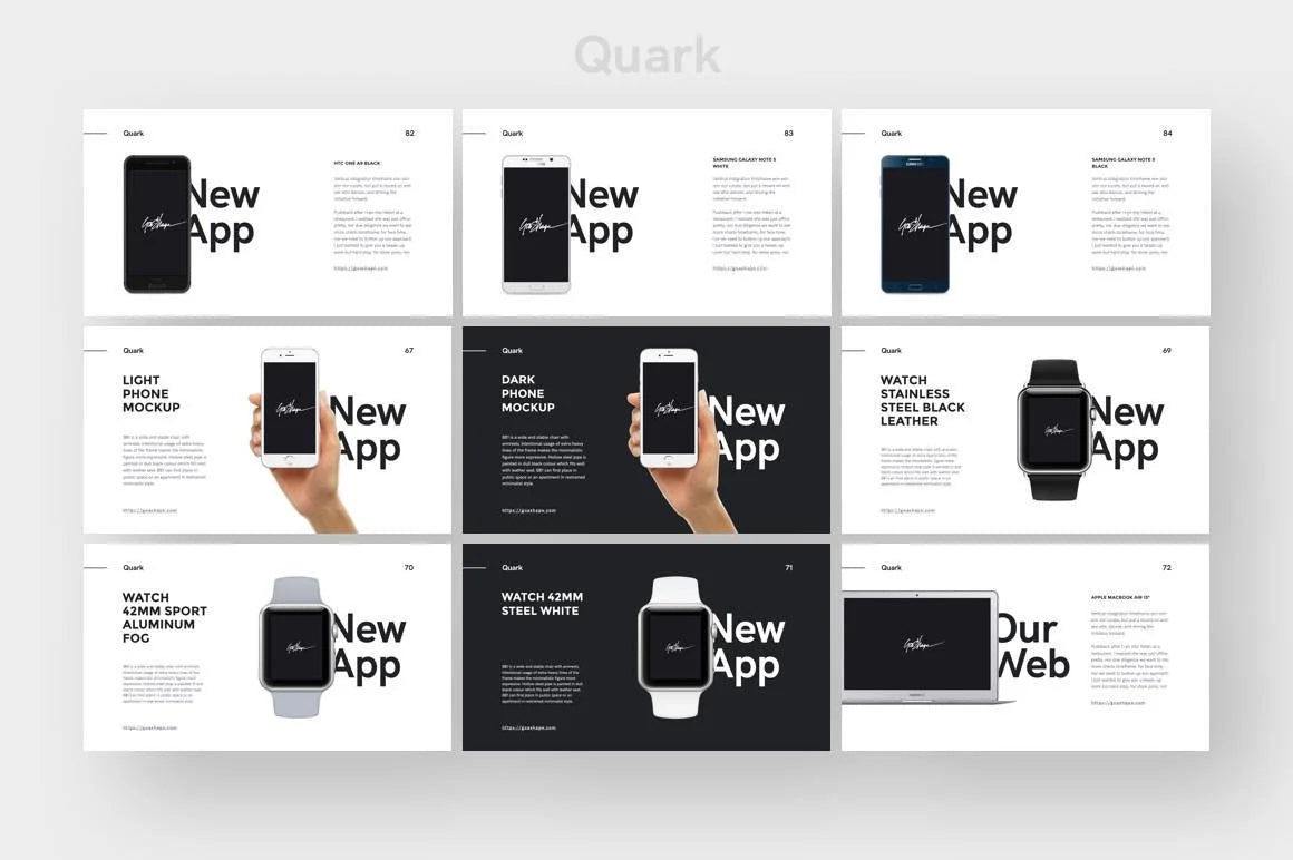 Quark Presentation - Product Showcase Keynote Template product preview image 6
