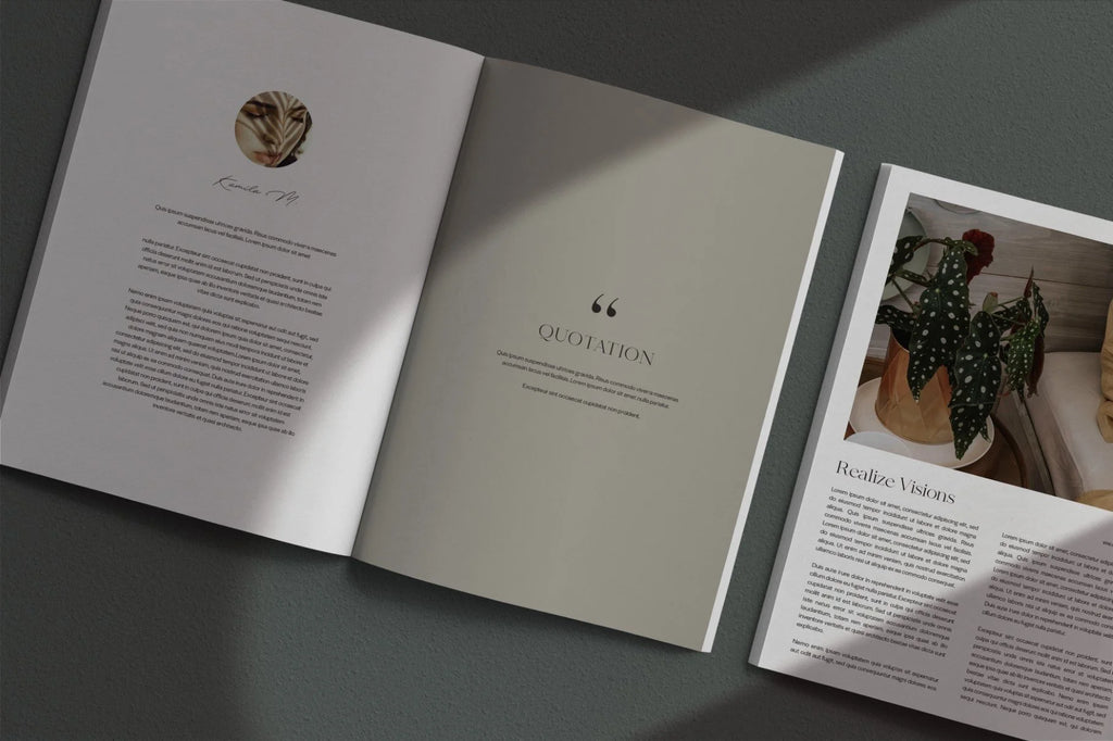 Gariot Magazine Mockups - Natural Looking Photoshop Template