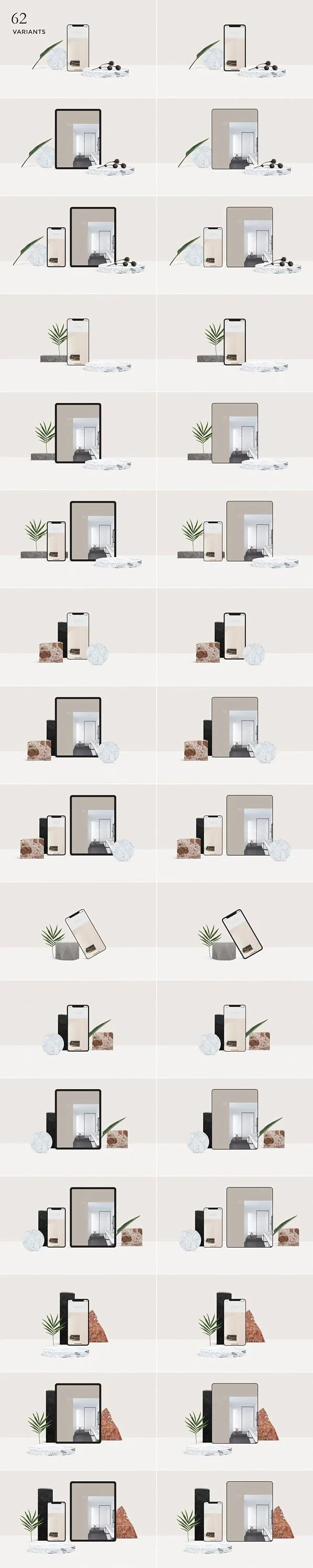 Minimal Scene Creator - Device Mockups for Photoshop product preview image 5