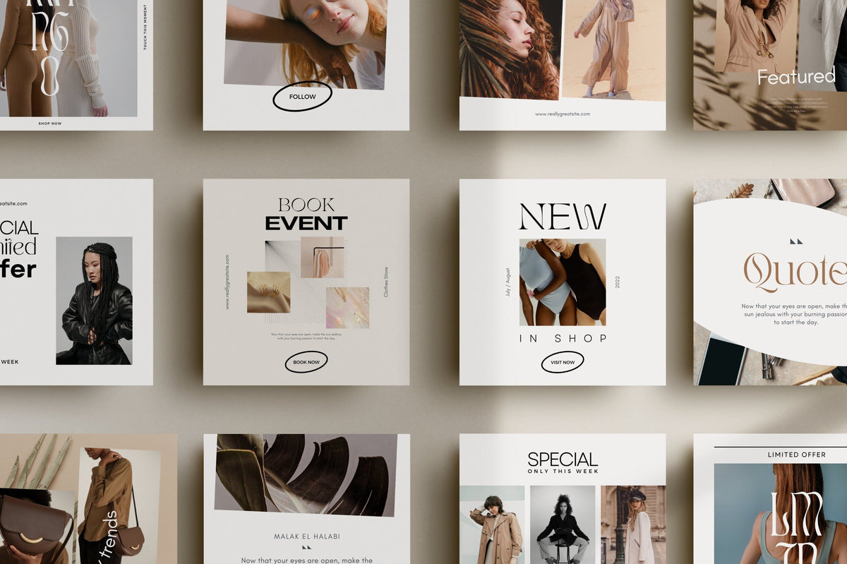 MANGO Social Media Templates Pack