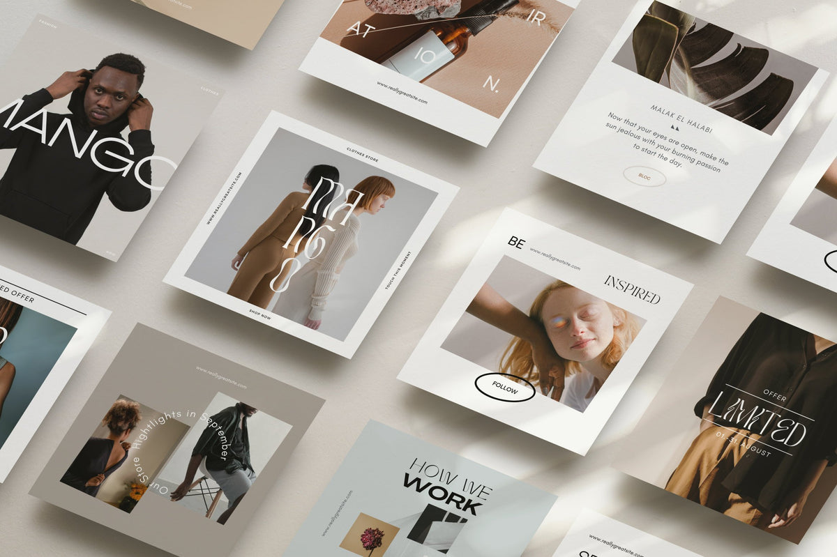 MANGO Social Media Templates Pack