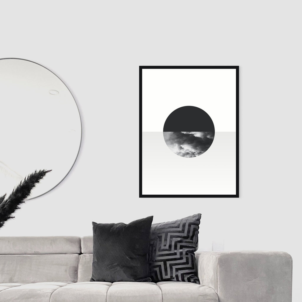 HORIZON VISION digital wall art print for home decor, minimalist music album cover, book cover or wallpaper product preview image 1