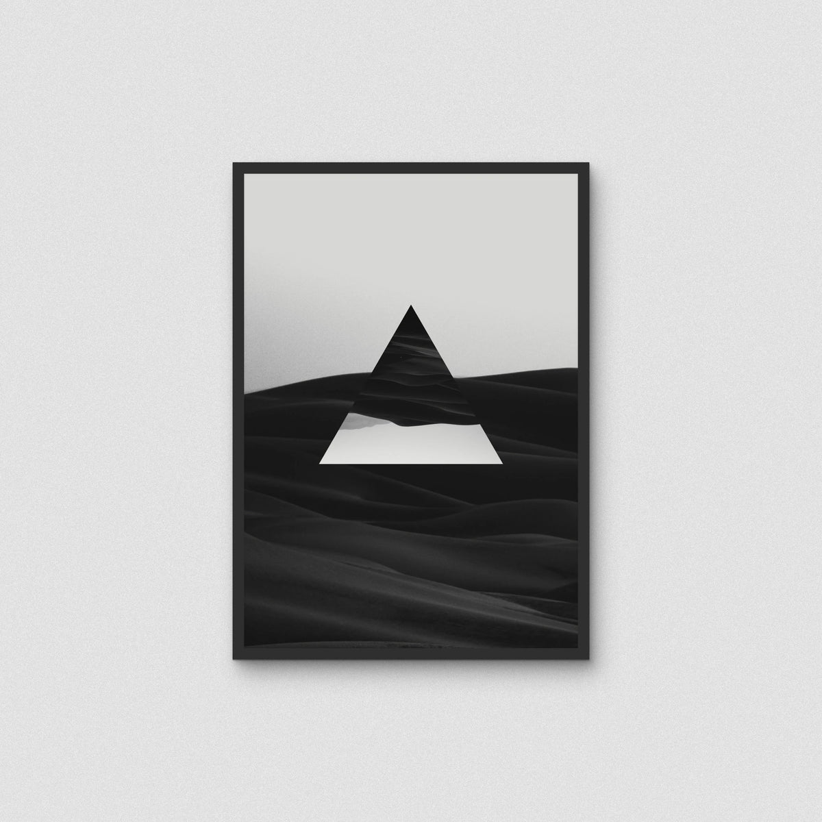 LEVITATING TRIANGEL home decor digital wall print art, minimalist album cover, book cover or wallpaper product preview image 9