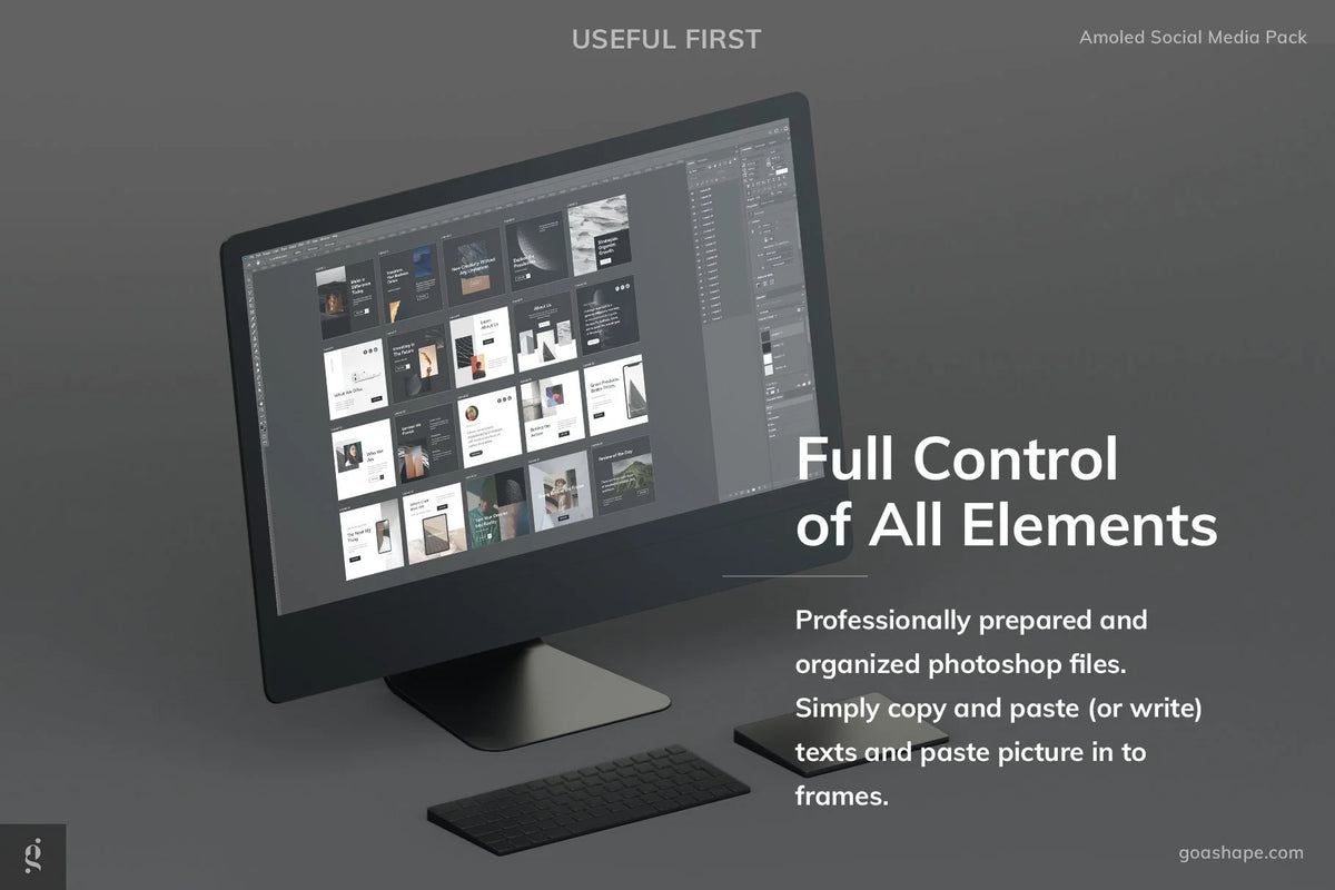 Amoled Social Media Canva Template product preview image 6