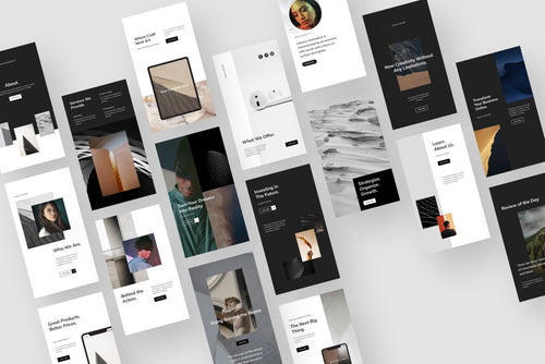 Amoled Social Media - Unique Photoshop Template product preview image 1