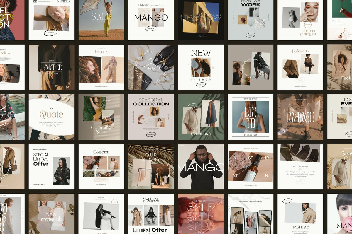 MANGO Social Media Templates Pack