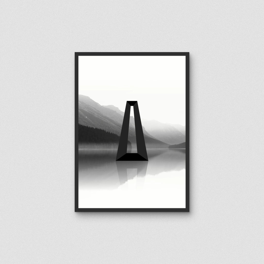 LAKE PORTAL digital wall art print for home decor, minimalist music album cover, book cover or wallpaper product preview image 9