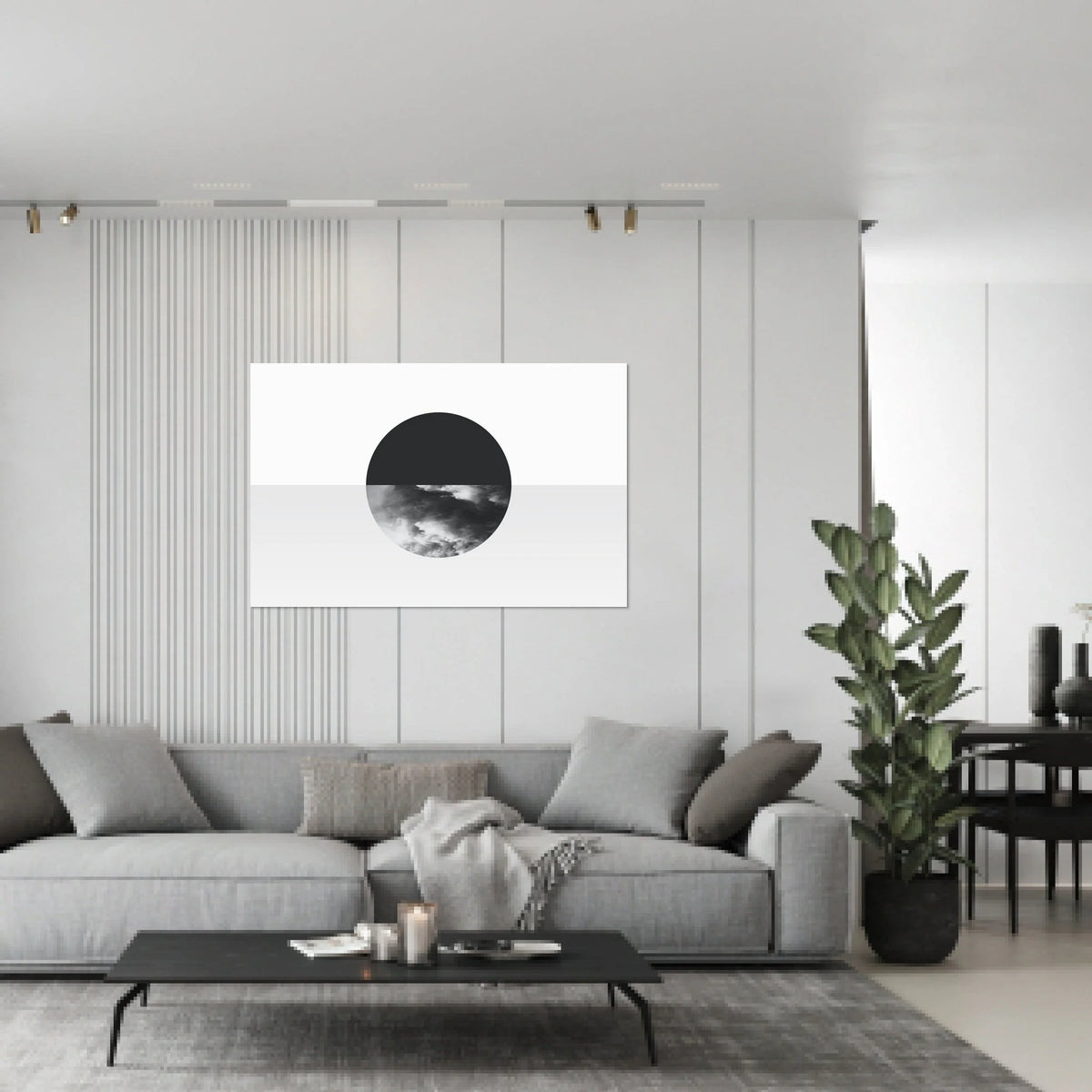 HORIZON VISION digital wall art print for home decor, minimalist music album cover, book cover or wallpaper product preview image 4