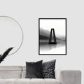 LAKE PORTAL digital wall art print for home decor, minimalist music album cover, book cover or wallpaper product preview image 1