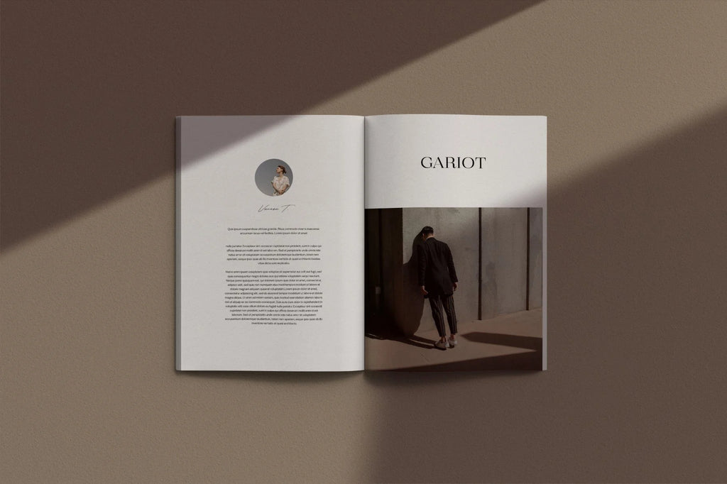 Gariot Magazine Mockups - Natural Looking Photoshop Template